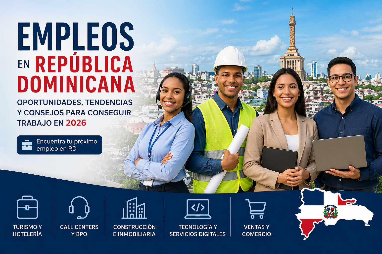 Empleos en República Dominicana: Oportunidades, tendencias y consejos para conseguir trabajo en 2026